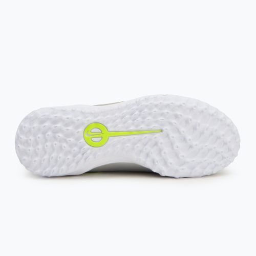 Fußballschuhe Kinder Nike Tiempo Legend 10 Academy TF metallic silver/volt/black