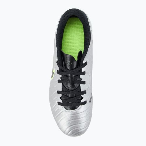 Fußballschuhe Kinder Nike Tiempo Legend 10 Academy FG/MG metallic silver/volt/black