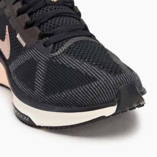 Laufschuhe Damen Nike Structure 25 black/crimson tint/ anthracite/metallic red bronze