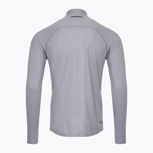 Lauf Sweatshirt Hoodie Herren Nike Trail Dri-Fit 1/2 Zip cement grey/black