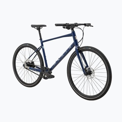 Citybike Marin Presidio 3 700C gloss navy/dark silver/silver cyan