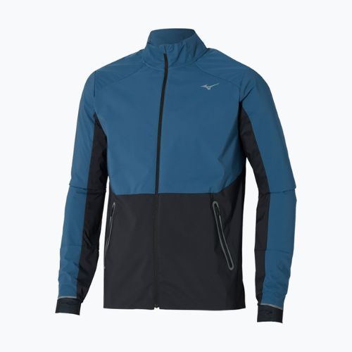 Laufjacke Herren Mizuno Premium Warm blue wing teal