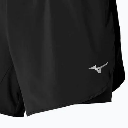 Lauf Shorts Damen Mizuno 2in1 4.5 black
