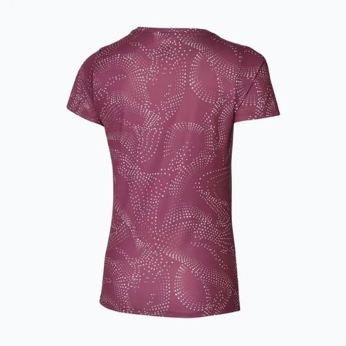 Laufshirt Damen Mizuno Impulse Core Graphic Tee violet quartz