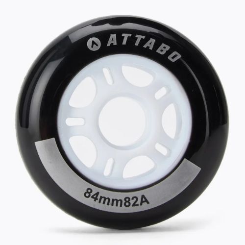 Inliner Rollen Räder ATTABO Wheels 84 mm 4 Stk. Schwarz