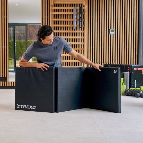 Gymnastikmatte TREXO Schwarz