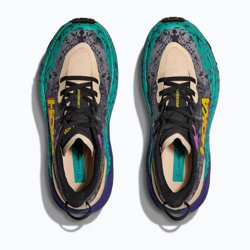 Laufschuhe Herren Damen HOKA Speedgoat 6 oatmeal/mountain iris