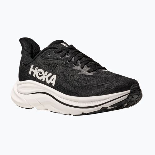 Damen Laufschuhe HOKA Clifton 10 Wide schwarz/weiss