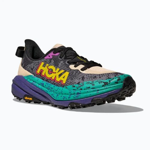 Laufschuhe Herren HOKA Speedgoat 6 oatmeal/mountain iris