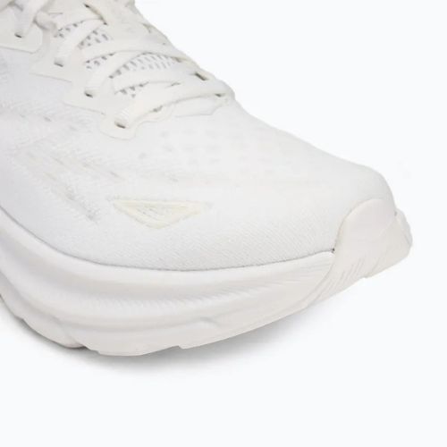 Laufschuhe Herren Damen HOKA Clifton 9 Wide white/white
