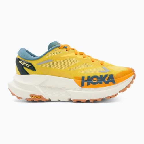 Herren Laufschuhe Hoka Mafate X zest/mountain fog
