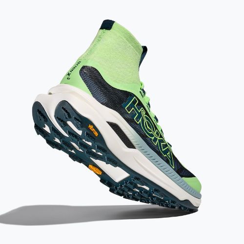 Laufschuhe Herren HOKA Tecton X 3 tart apple/blue twilight