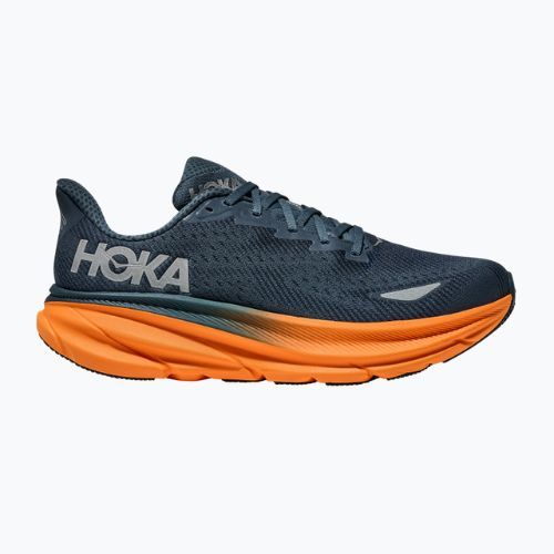 Laufschuhe Herren HOKA 9 GTX stormy skies/orange zest