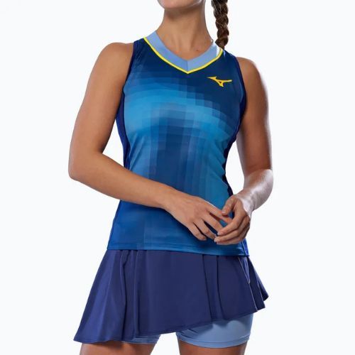 Shirt Damen Mizuno Frontier Tank W bellwether blue