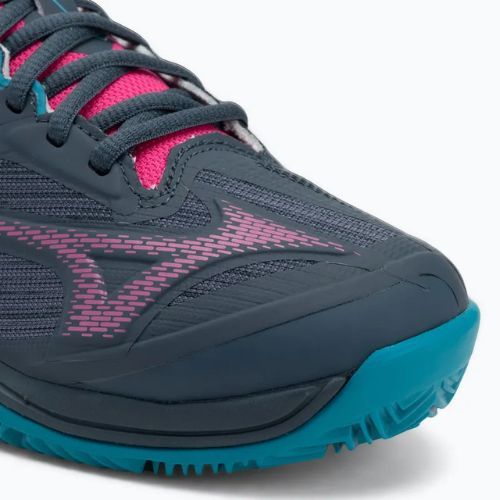 Padel-Schuhe Damen Mizuno Wave Exceed Light 2 Padel midnight navy/ fuchsia purple/ enamel blue