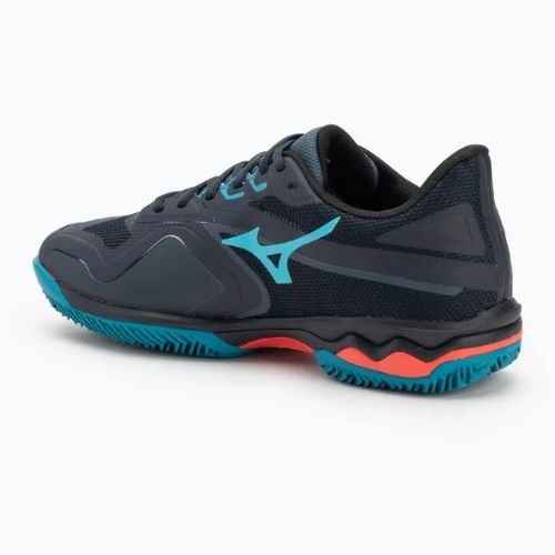 Padel-Schuhe Herren Mizuno Wave Exceed Light 2 Padel salute/ hibiscus/ enamel blue