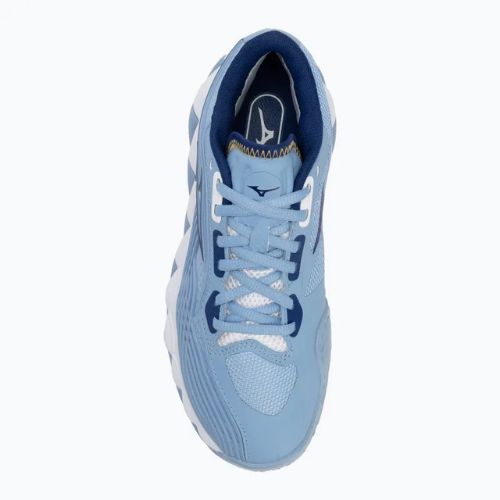 Tennisschuhe Damen Mizuno Wave Enforce Tour 2 CC bel air blue/ white/ bellwether blue