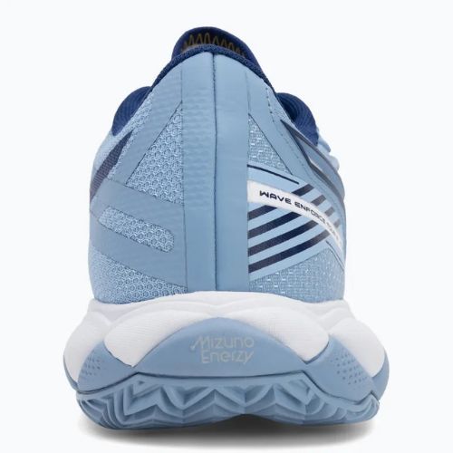 Tennisschuhe Damen Mizuno Wave Enforce Tour 2 CC bel air blue/ white/ bellwether blue