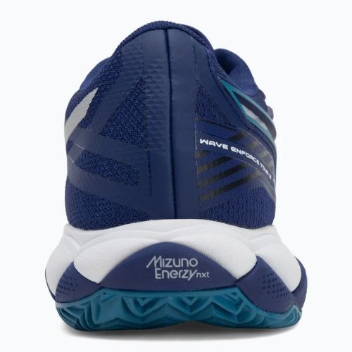 Tennisschuhe Herren Mizuno Wave Enforce Tour 2 CC bellwether blue/ white/ fjord blue