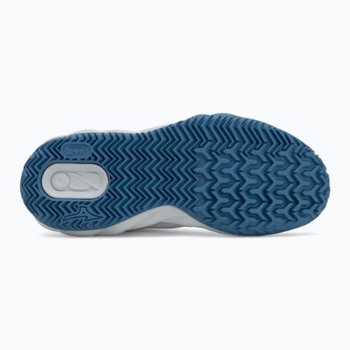 Tennisschuhe Damen Mizuno Wave Enforce Court CC white/ parisian blue/ plein air