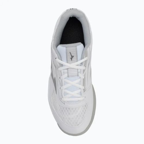 Tennisschuhe Damen Mizuno Break Shot 5 CC white/ ultimate gray/ harbor mist
