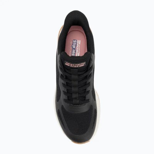 Schuhe Damen SKECHERS Bobs Squad 4 Staple Look black