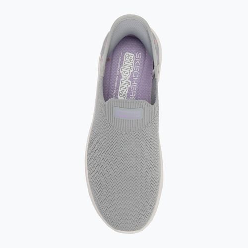 Schuhe Damen SKECHERS Go Walk Flex Sunset Rose gray/lavender