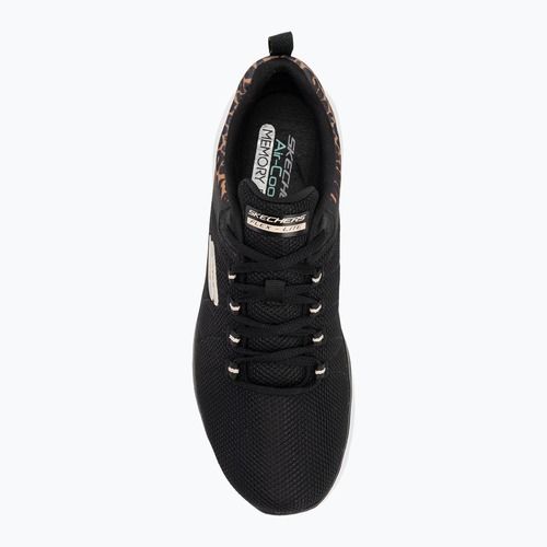 Schuhe Damen SKECHERS Flex Appeal 4.0 Wild Ballad black/leoPaard