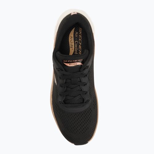 Schuhe Damen SKECHERS Arch Fit 2.0 Glow The Distance black/rose gold