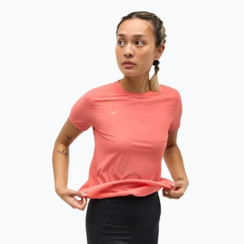 Laufshirt Damen HOKA Airolite Run grapefruit