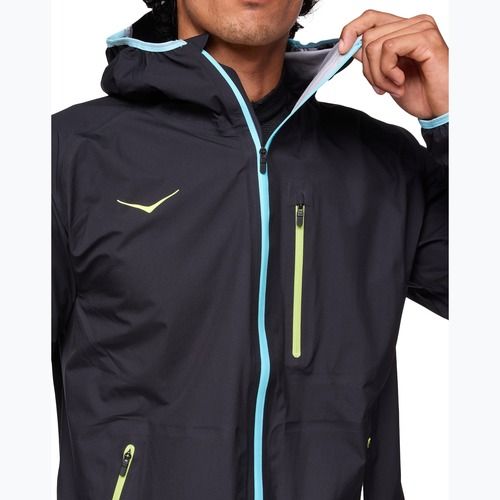 Laufjacke Herren HOKA Tecsky Waterproof black