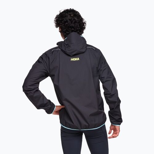 Laufjacke Herren HOKA Tecsky Waterproof black