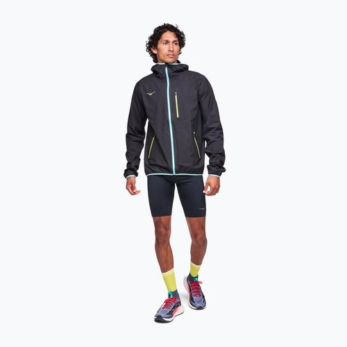 Laufjacke Herren HOKA Tecsky Waterproof black