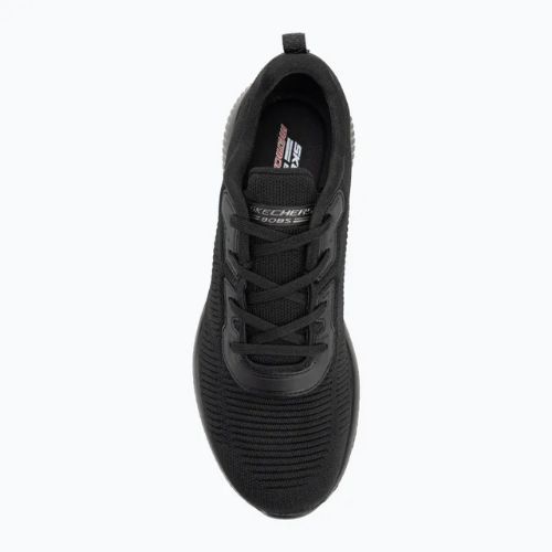 Schuhe Damen SKECHERS Bobs Sport Squad Tough Talk black
