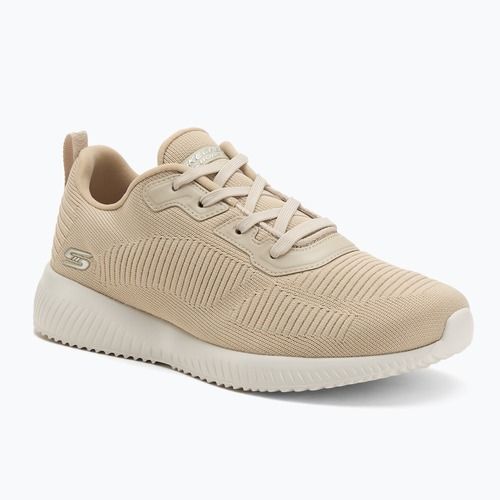 Schuhe Damen SKECHERS Bobs Sport Squad Tough Talk beige