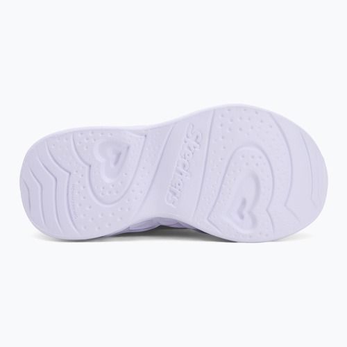 Kinderschuhe SKECHERS Heart Lights Retro Hearts navy leather/multi trim