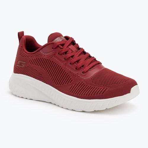 Schuhe Damen SKECHERS Bobs Squad Chaos Face Off red