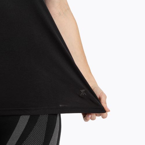 Funktionsshirt Damen WOOLCANO Merino TEE0547 Schwarz