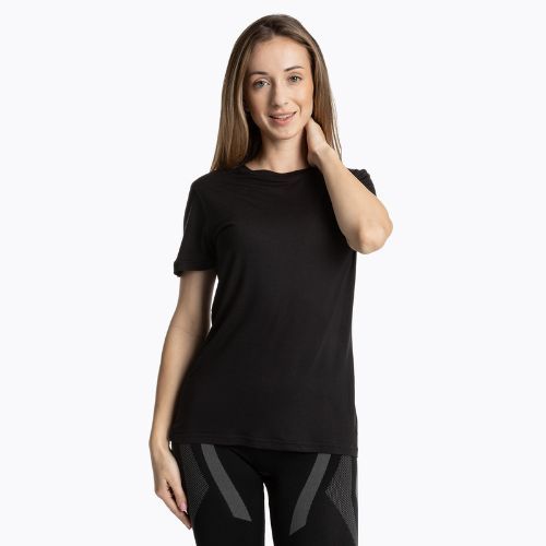 Funktionsshirt Damen WOOLCANO Merino TEE0547 Schwarz