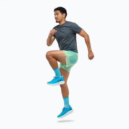 Laufshorts Herren HOKA Glide With Brief 5" tart apple mist