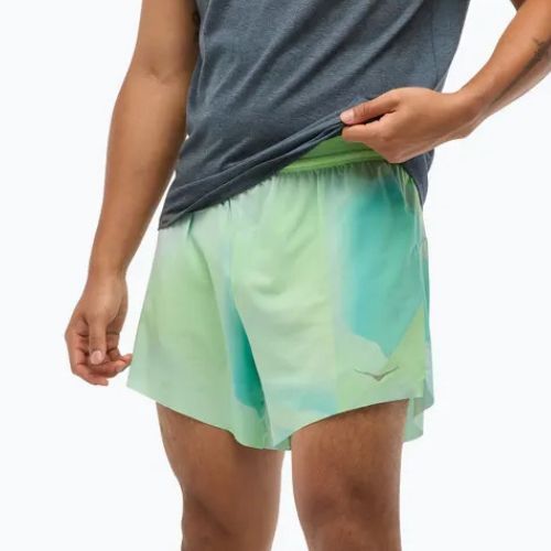 Laufshorts Herren HOKA Glide With Brief 5" tart apple mist