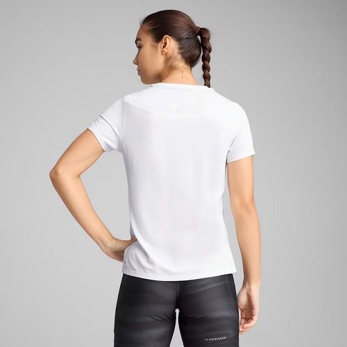 Laufshirt Damen PUMA Run Graphic Mesh Tee puma white