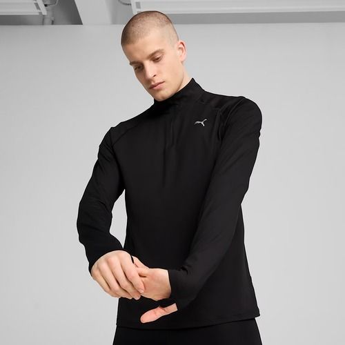 Lauf Hoodie Sweatshirt Herren PUMA Run Velocity Cloudspun 1/4 Zip puma black