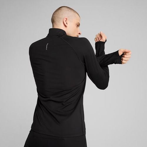 Lauf Hoodie Sweatshirt Herren PUMA Run Velocity Cloudspun 1/4 Zip puma black
