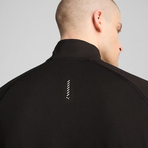 Lauf Hoodie Sweatshirt Herren PUMA Run Velocity Cloudspun 1/4 Zip puma black