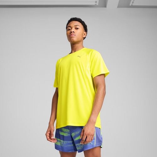 Laufshirt Herren PUMA Run Velocity Tee Poly lemon sherbert
