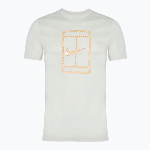 Herren Nike Court Dri-FIT Tennisshirt hell orewood braun