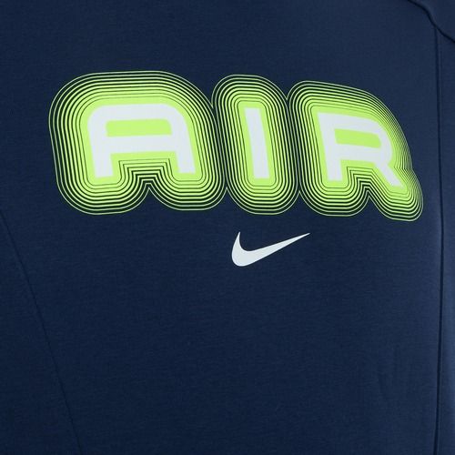 Hoodie Sweatshirt Herren Nike Sportstwear Air Crew-Neck black / gold