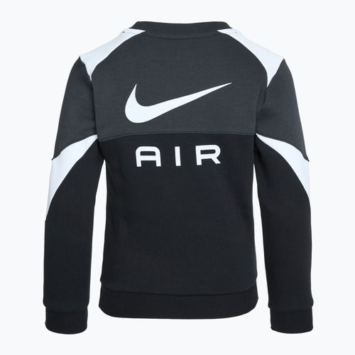 Hoodie Sweatshirt Kinder Nike Air Crew black / anthracite / white / white