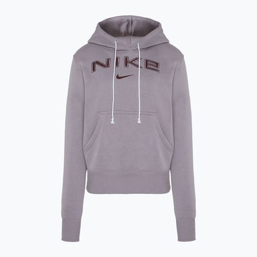 Hoodie Sweatshirt Damen Nike Sportswear Phoenix Fleece HM9751 lightt violet ore / burgundy crush